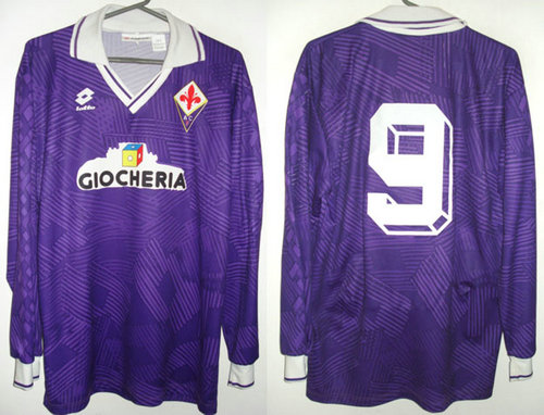 maillot de acf fiorentina domicile 1991-1992 pas cher