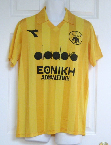 maillot de aek athènes domicile 1990-1991 pas cher