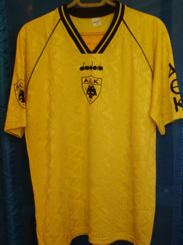 maillot de aek athènes domicile 1995-1996 pas cher