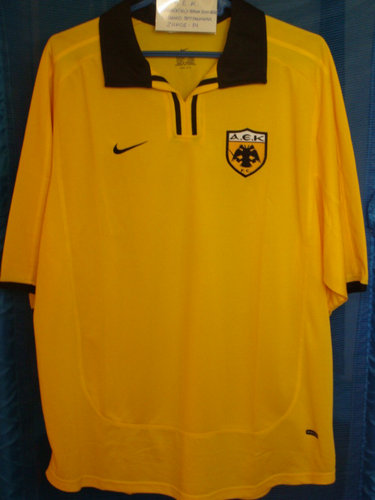 maillot de aek athènes domicile 2000-2002 pas cher