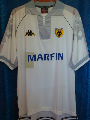 maillot de aek athènes exterieur 1999-2000 pas cher