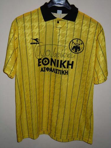 maillot de aek athènes particulier 1991-1992 pas cher