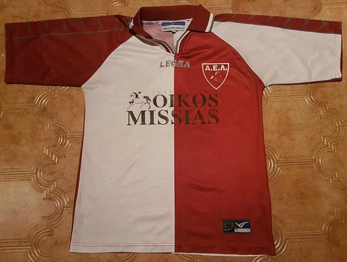 maillot de ael larissa domicile 2002-2003 pas cher