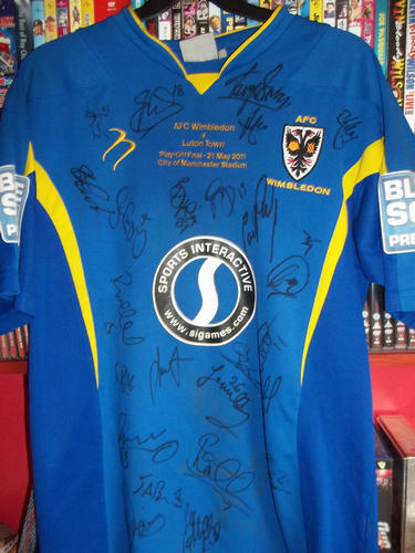 maillot de afc wimbledon réplique 2010-2011 rétro