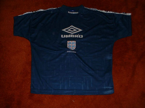 maillot de angleterre exterieur 1995-1996 rétro