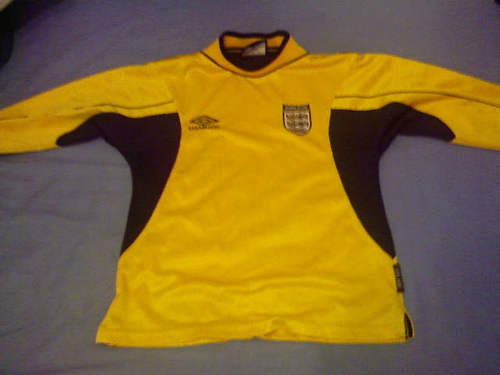 maillot de angleterre gardien 1999-2000 rétro