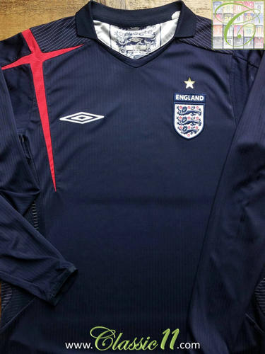 maillot de angleterre third 2005-2007 rétro