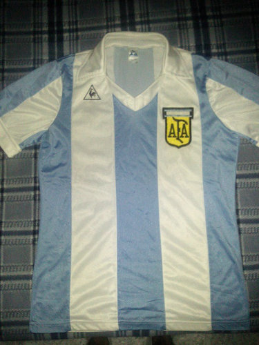 maillot de argentine domicile 1980-1983 rétro