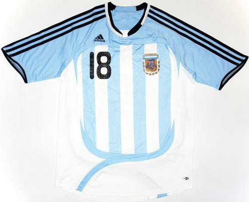 maillot de argentine réplique 2007-2009 rétro