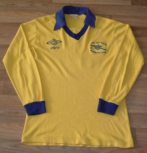 maillot de arsenal fc exterieur 1978-1981 rétro