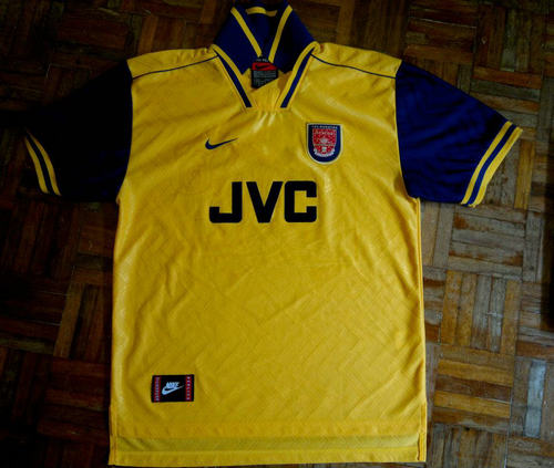 maillot de arsenal fc exterieur 1996-1997 rétro