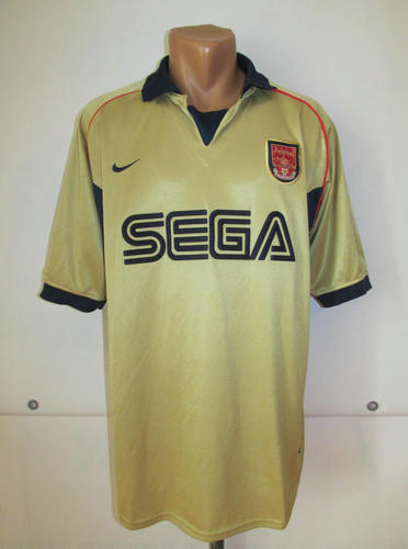 maillot de arsenal fc exterieur 2001-2002 rétro