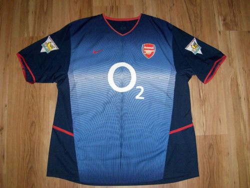 maillot de arsenal fc exterieur 2002-2003 rétro