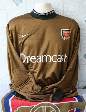 maillot de arsenal fc gardien 1999-2000 rétro