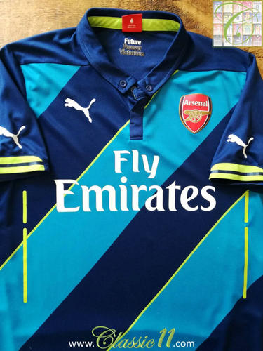 maillot de arsenal fc third 2014-2015 rétro