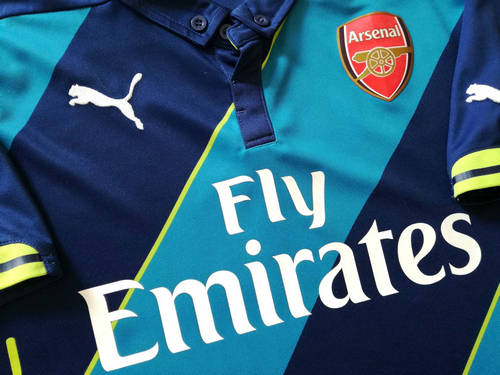 maillot de arsenal fc third 2014-2015 rétro