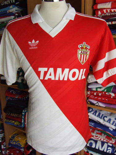 maillot de as monaco fc domicile 1990 pas cher