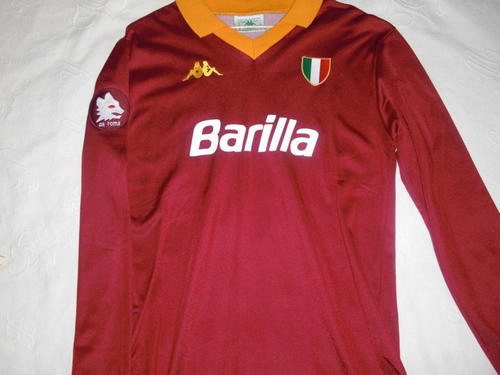 maillot de as rome domicile 1984-1985 rétro