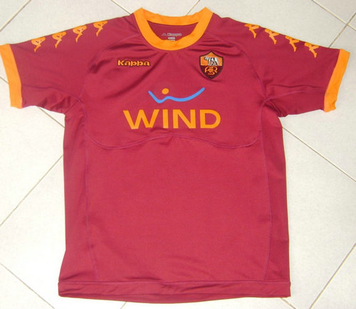 maillot de as rome domicile 2010-2011 rétro