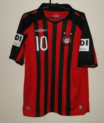 maillot de athletico paranaense domicile 2009 rétro