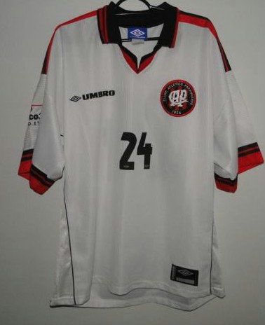 maillot de athletico paranaense exterieur 1998-1999 rétro