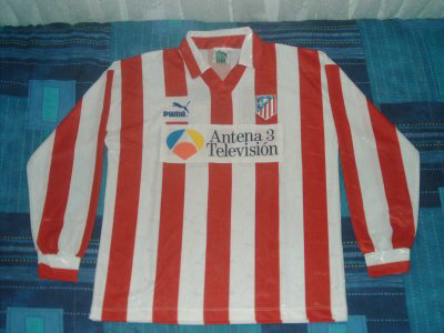 maillot de atlético de madrid domicile 1993-1994 rétro