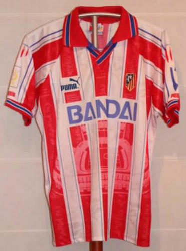 maillot de atlético de madrid domicile 1996-1997 rétro