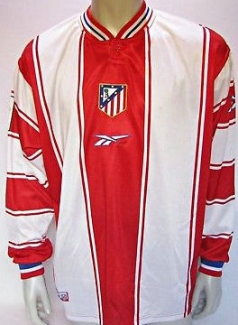 maillot de atlético de madrid domicile 1999-2000 rétro