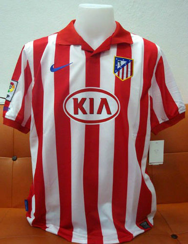 maillot de atlético de madrid domicile 2009-2010 rétro