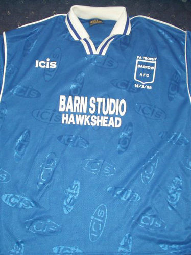 maillot de barrow afc particulier 1997-1998 pas cher