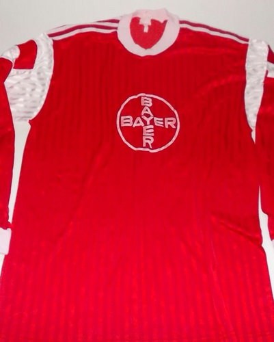 maillot de bayer leverkusen exterieur 1989-1990 rétro