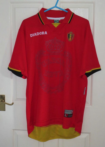 maillot de belgique domicile 1996-1997 rétro