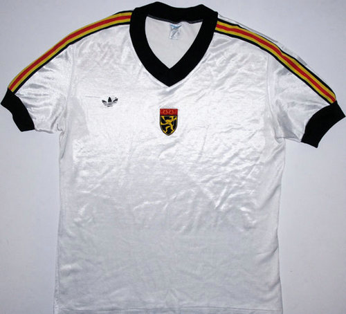 maillot de belgique exterieur 1980-1982 rétro