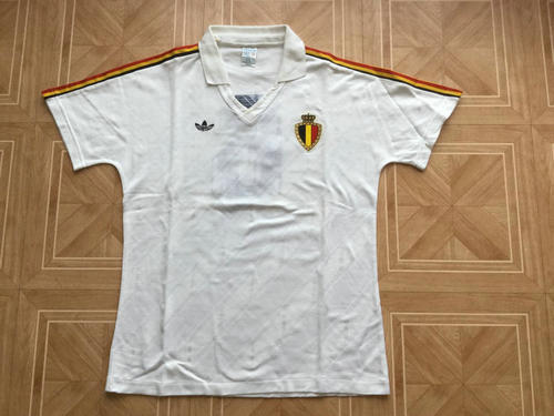 maillot de belgique exterieur 1986 rétro