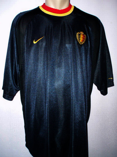 maillot de belgique exterieur 2000-2002 rétro