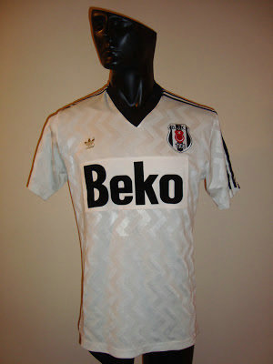 maillot de beşiktaş jk domicile 1989-1990 pas cher