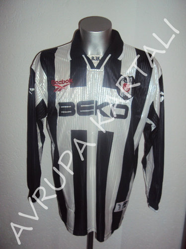 maillot de beşiktaş jk domicile 1998-1999 rétro