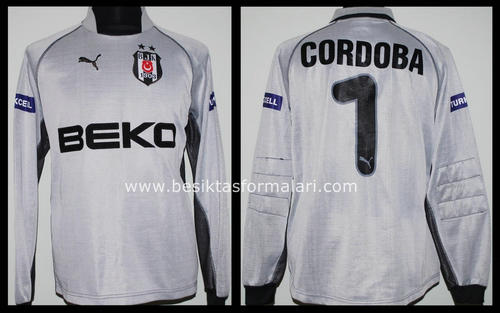 maillot de beşiktaş jk gardien 2002-2003 pas cher