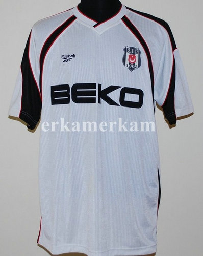 maillot de beşiktaş jk réplique 1998-1999 rétro