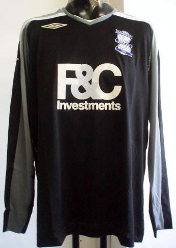 maillot de birmingham city fc gardien 2007-2008 rétro