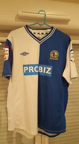 maillot de blackburn rovers fc domicile 2012-2013 rétro