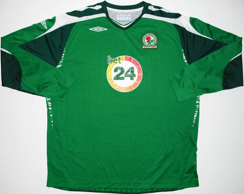 maillot de blackburn rovers fc gardien 2007-2008 rétro