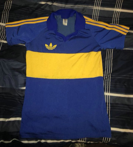 maillot de boca juniors domicile 1984 pas cher