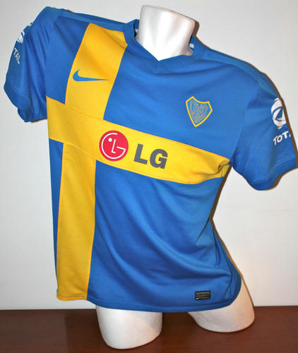 maillot de boca juniors particulier 2010 pas cher