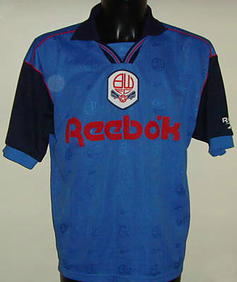 maillot de bolton wanderers exterieur 1995-1997 rétro