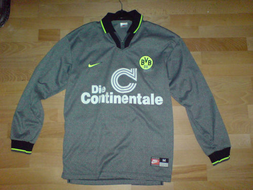 maillot de borussia dortmund particulier 1997-1998 rétro