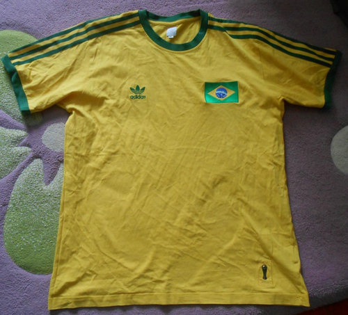 maillot de brésil réplique 1974-1975 pas cher