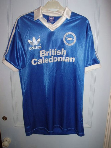 maillot de brighton and hove albion réplique 1980-1983 pas cher