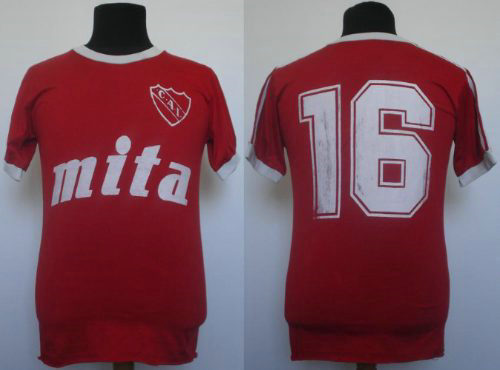 maillot de ca independiente domicile 1989 rétro