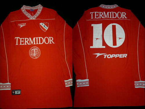 maillot de ca independiente domicile 1998-1999 rétro